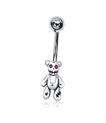 Teddy Bear Shaped Belly Piercing DSB-24